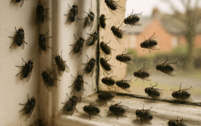 Cluster Flies in Autumn