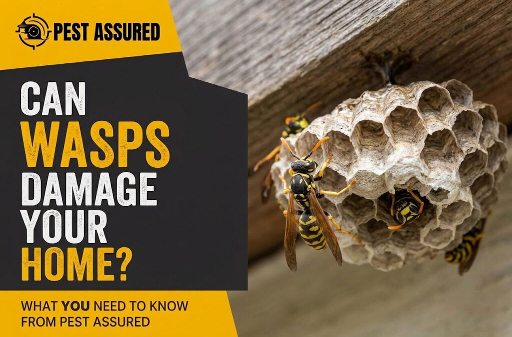 Can wasps damage your home