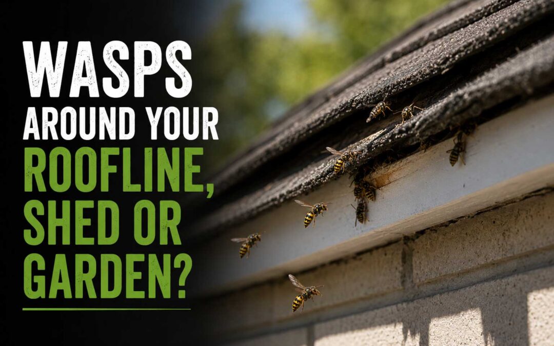 Wasps Around Your Roofline, Shed Or Garden? When To Get It Checked