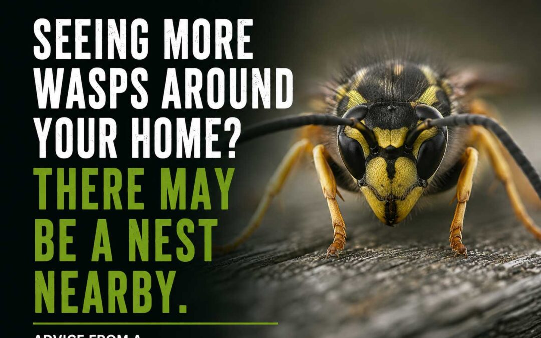 Seeing More Wasps Around Your Home