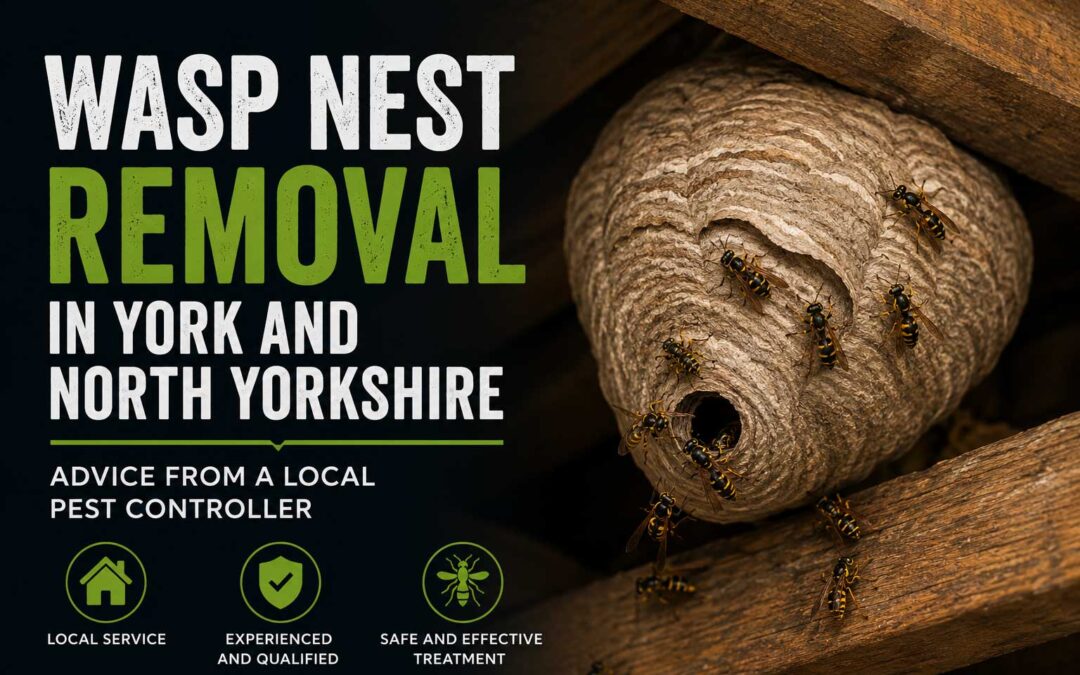 Wasp Nest Removal in York and North Yorkshire: Advice From a Local Pest Controller