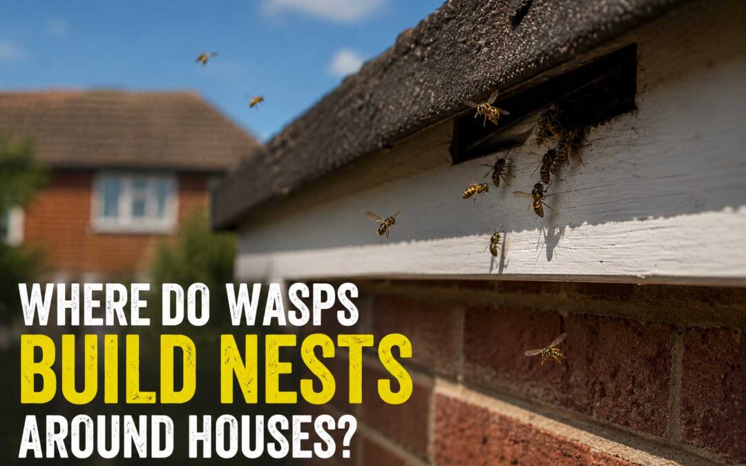 Where Do Wasps Build Nests Around Houses?